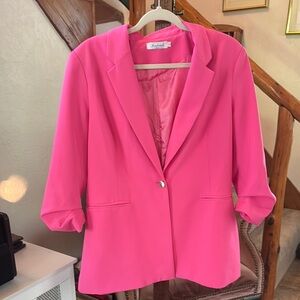 Josephine Chaus Vibrant Pink Blazer